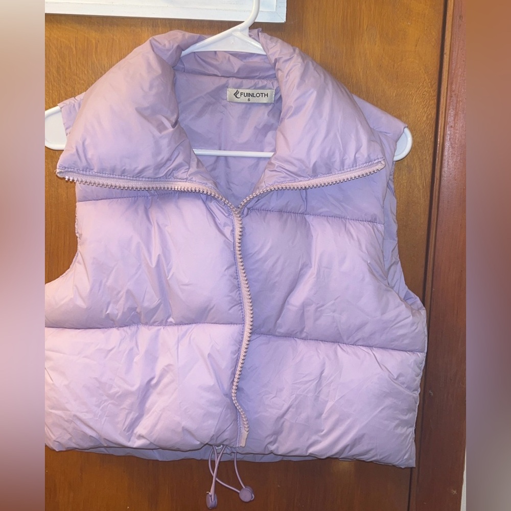 Lilac Puffer Vest